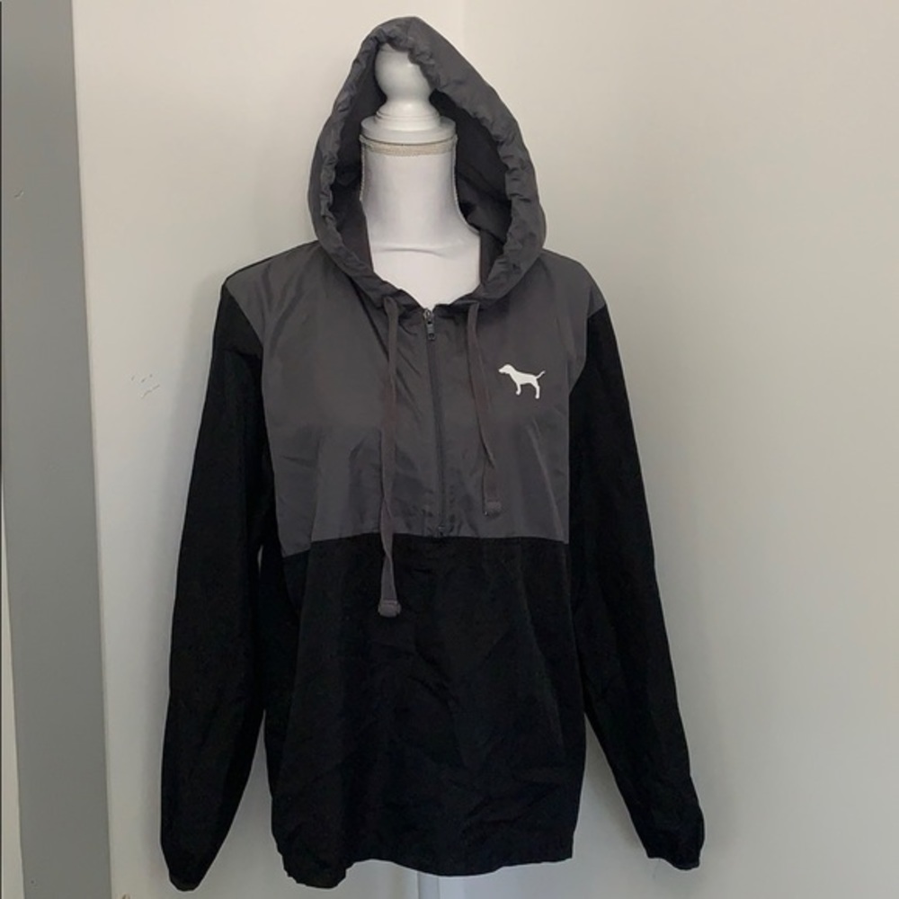 VS PINK Half-Zip Rain Poncho ☔️​​​​